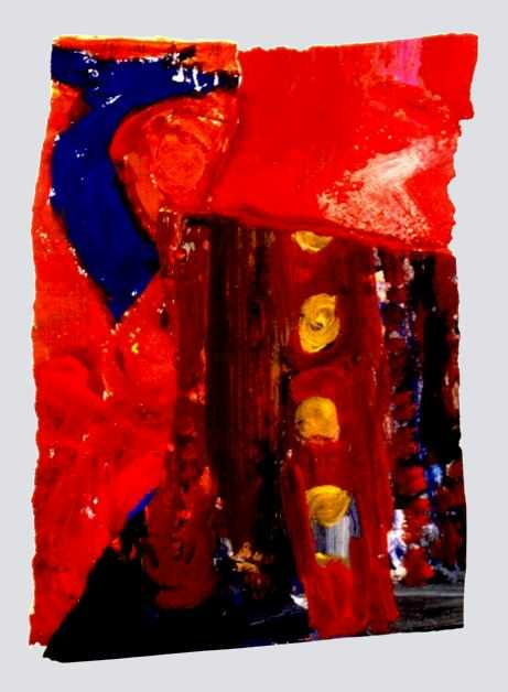 o.T. 1999. Tempera/ Papier. 33 x 24 cm.