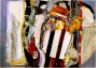 o.T. 1992. Collage, Kreide, Acryl auf Papier. 44 x 61 cm.