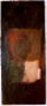 Brustbild. 2000. �l auf Hartfaser. 140 x 60 cm.