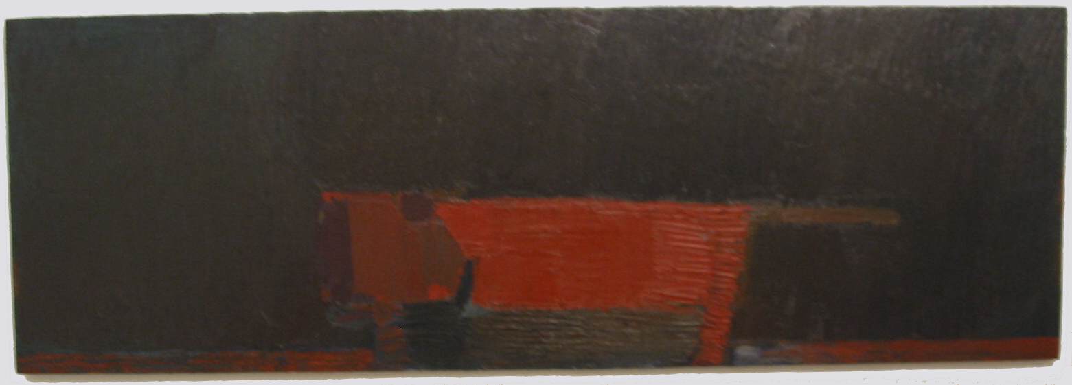 Rottier. 2000. �l/ Hartfaser. 101 x 300 cm.