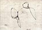 o.T. 2002. Bleistift/Papier. 17 x 24 cm.