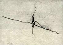 o.T. 2002. Bleistift/Papier. 17 x 24 cm.
