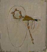 Schlingenleger. 2003. �l/ Hartfaser. 47 x 43 cm.