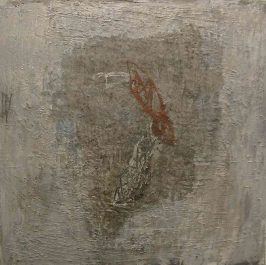 Territorium. 2003. �l/ Leinwand. 150 x 150 cm.